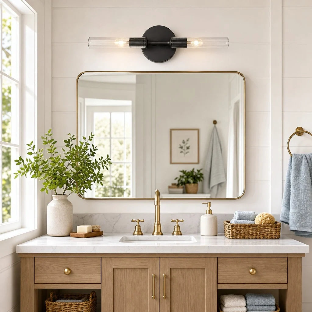 farmhouse-transparent-ribbed-glass-double-tube-sconce