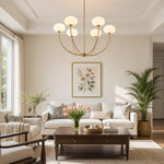 gold-6-light-white-glass-globe-chandelier
