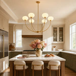 gold-6-light-white-glass-globe-chandelier