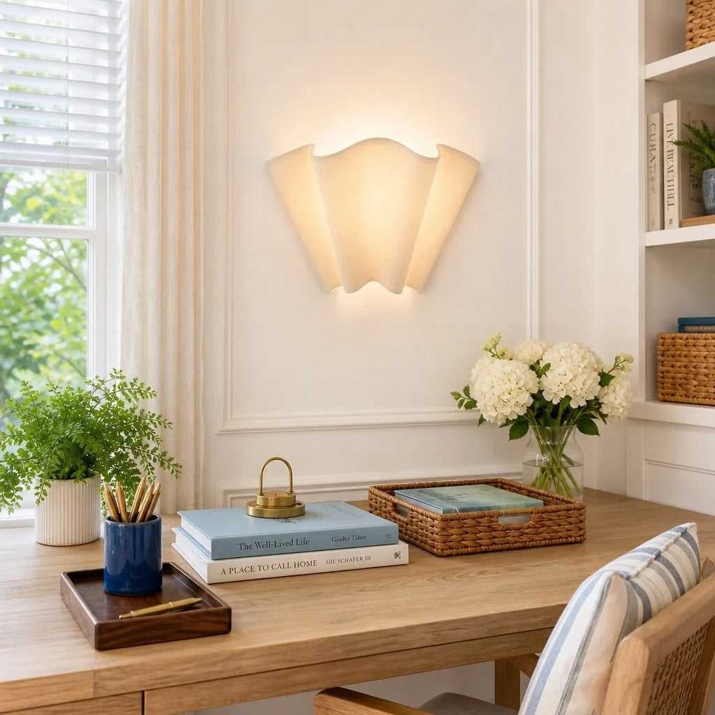 issac-modern-ivory-floral-linen-wall-lamp