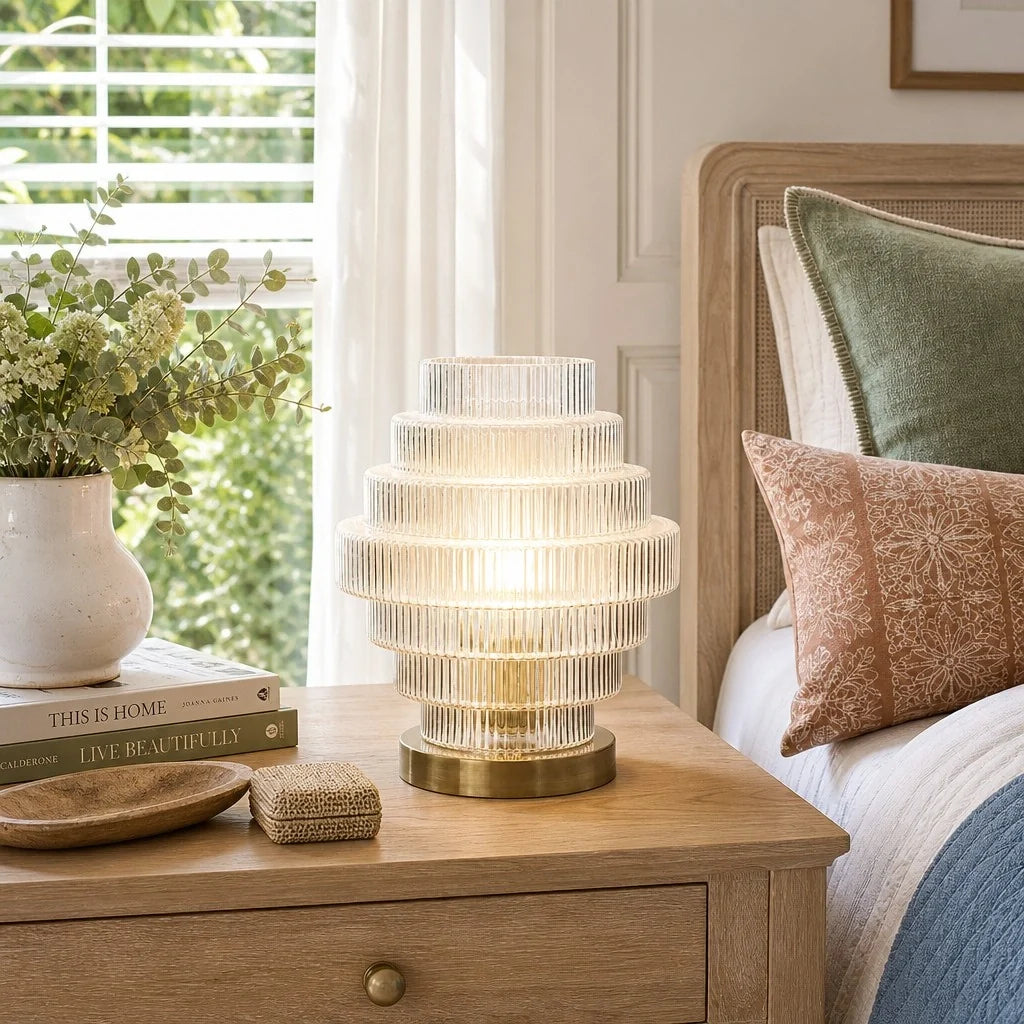 javier-transparent-ribbed-glass-table-lamp