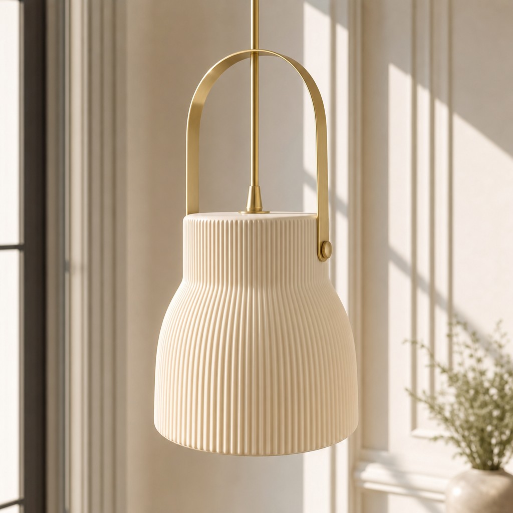 avery-modern-ribbed-ceramic-bell-pendant-light