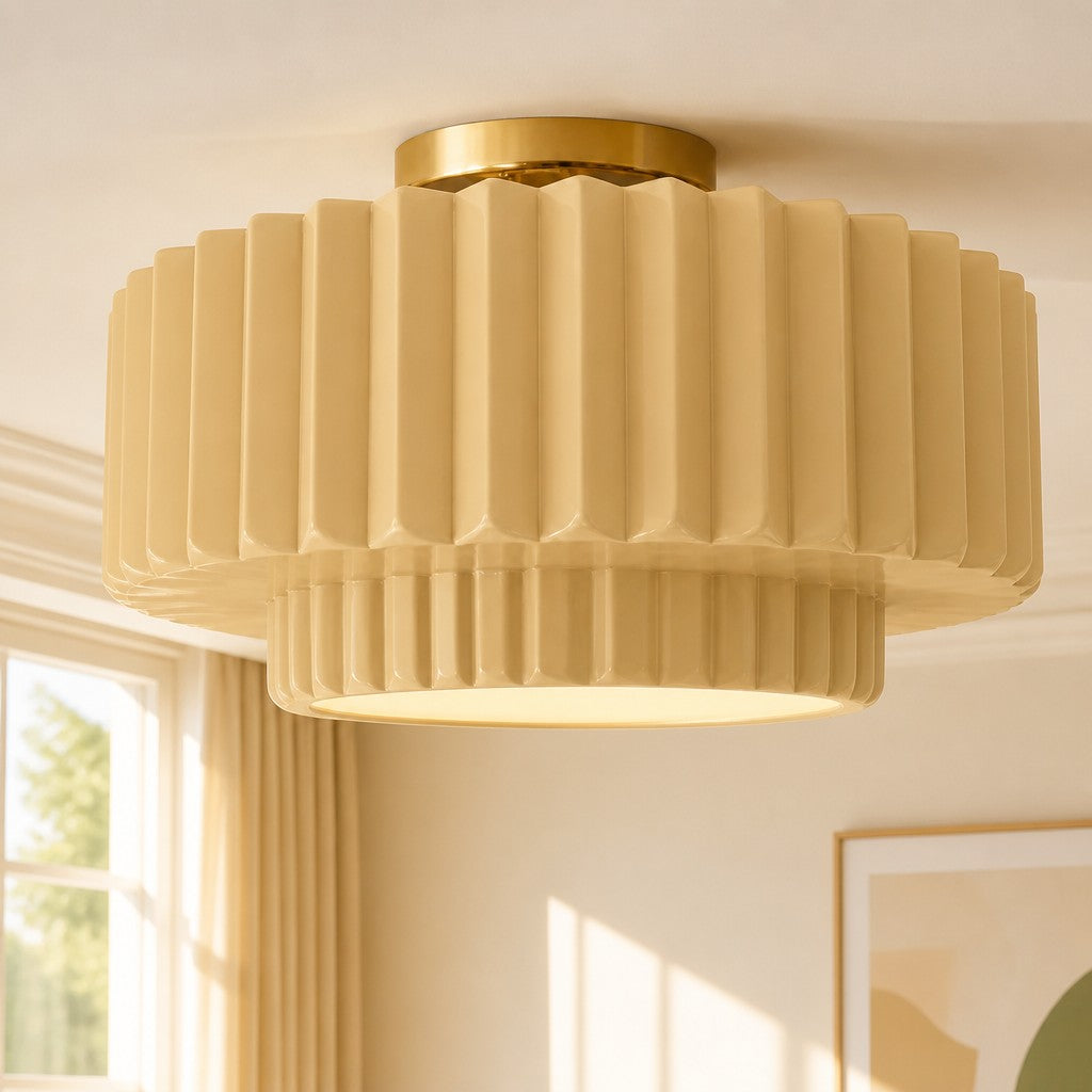 bryn-modern-round-ceramic-pleated-semi-flush-mount-light