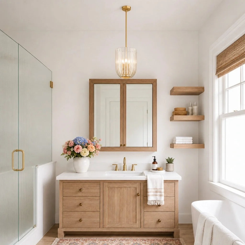 glass-lantern-pendant-light-with-ribbed-glass-in-champagne-aged-brass-finish