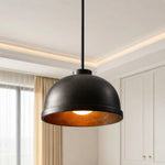 mabel-black-cast-aluminum-dome-pendant-light