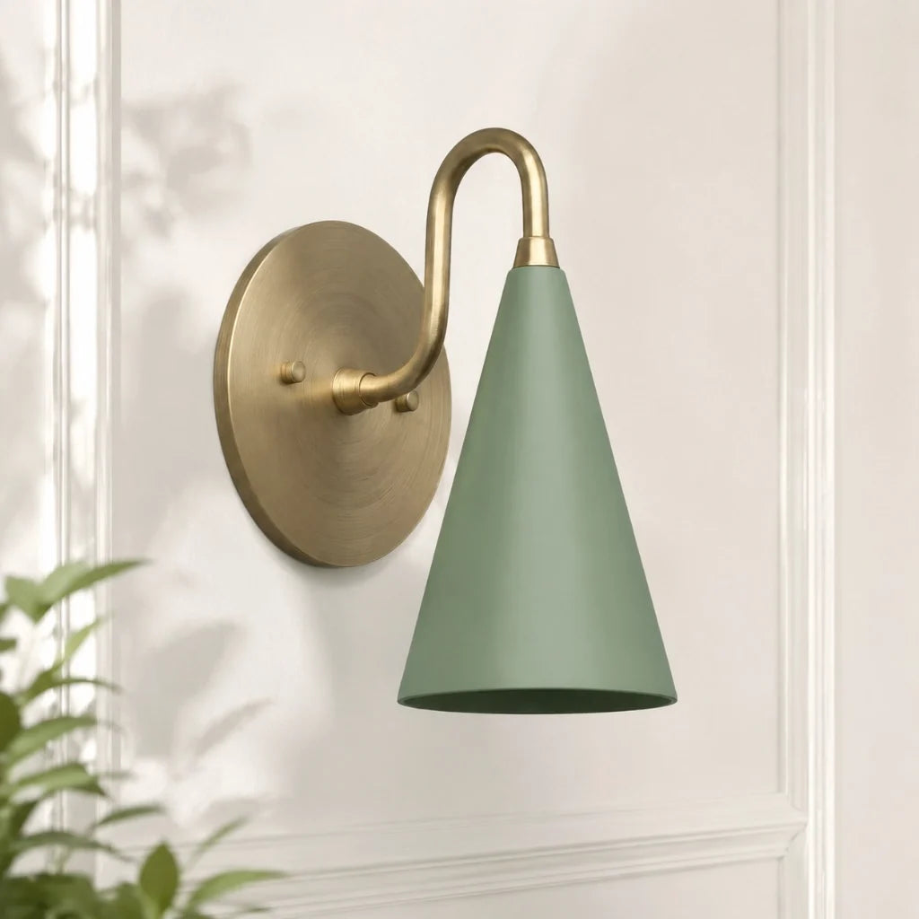 modern-tapered-cone-shade-vanity-sconce