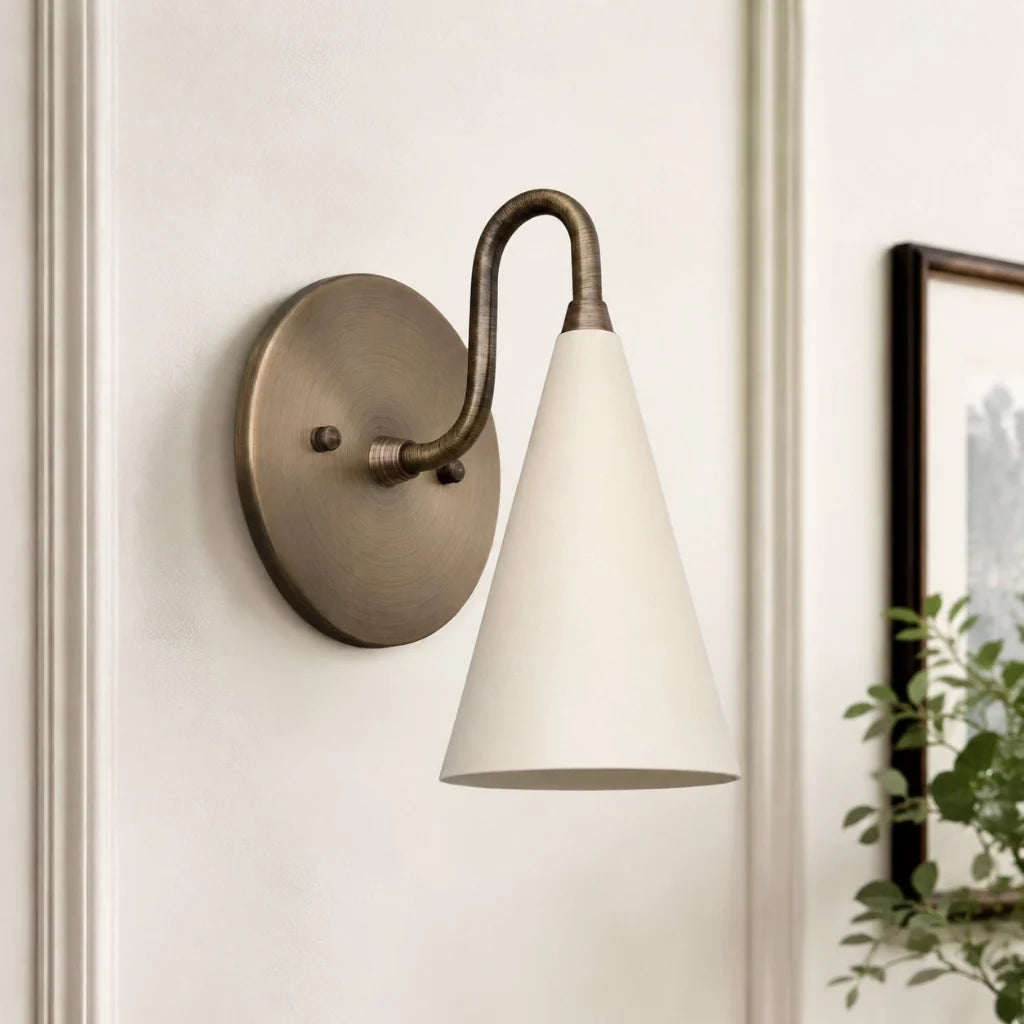 modern-tapered-cone-shade-vanity-sconce