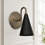 modern-tapered-cone-shade-vanity-sconce