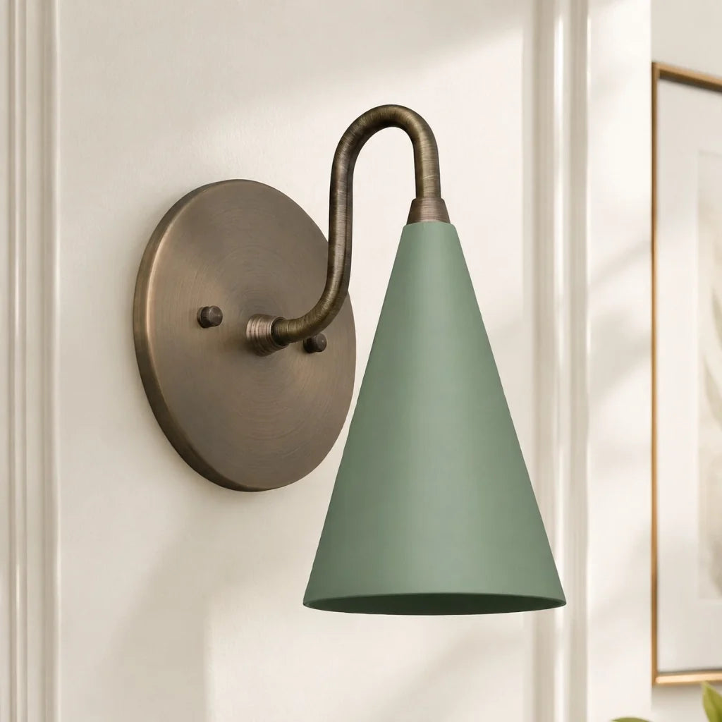 modern-tapered-cone-shade-vanity-sconce