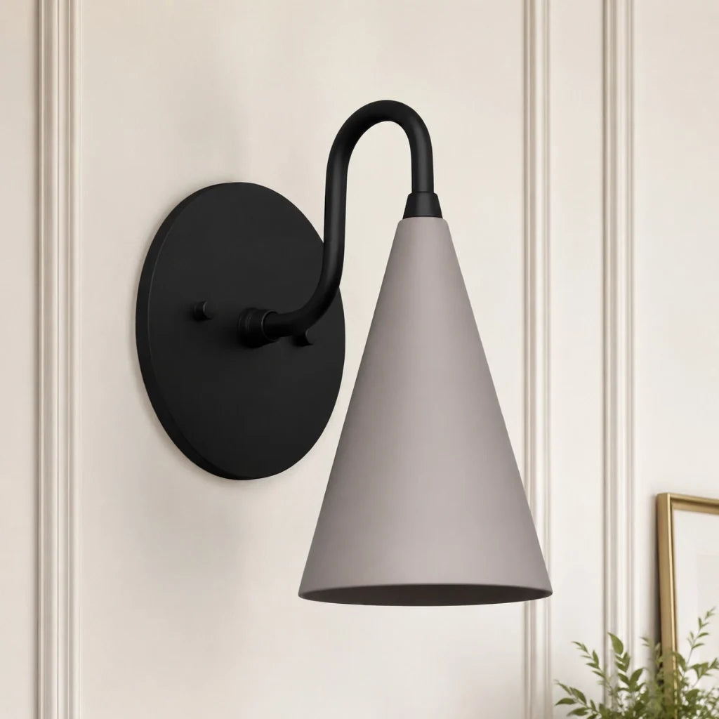modern-tapered-cone-shade-vanity-sconce