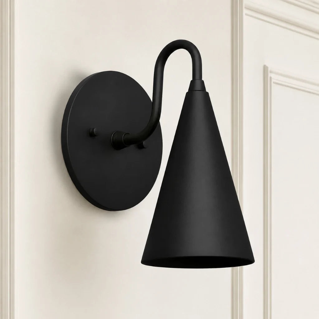 modern-tapered-cone-shade-vanity-sconce
