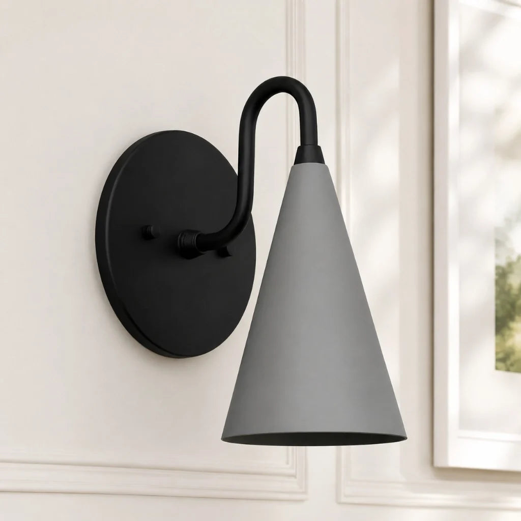 modern-tapered-cone-shade-vanity-sconce