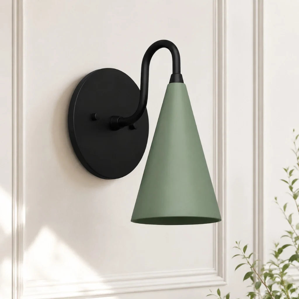 modern-tapered-cone-shade-vanity-sconce