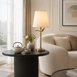 farmhouse-antique-brass-botanical-forged-iron-linen-table-lamp