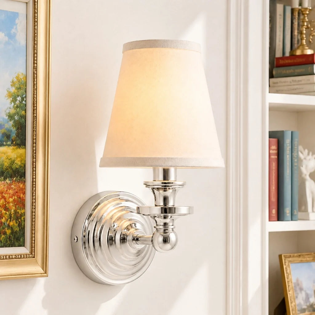 posie-retro-linen-shade-wall-sconce
