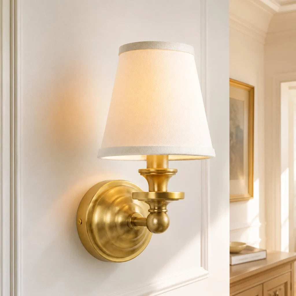 posie-retro-linen-shade-wall-sconce
