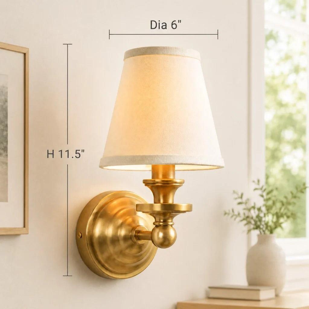 posie-retro-linen-shade-wall-sconce