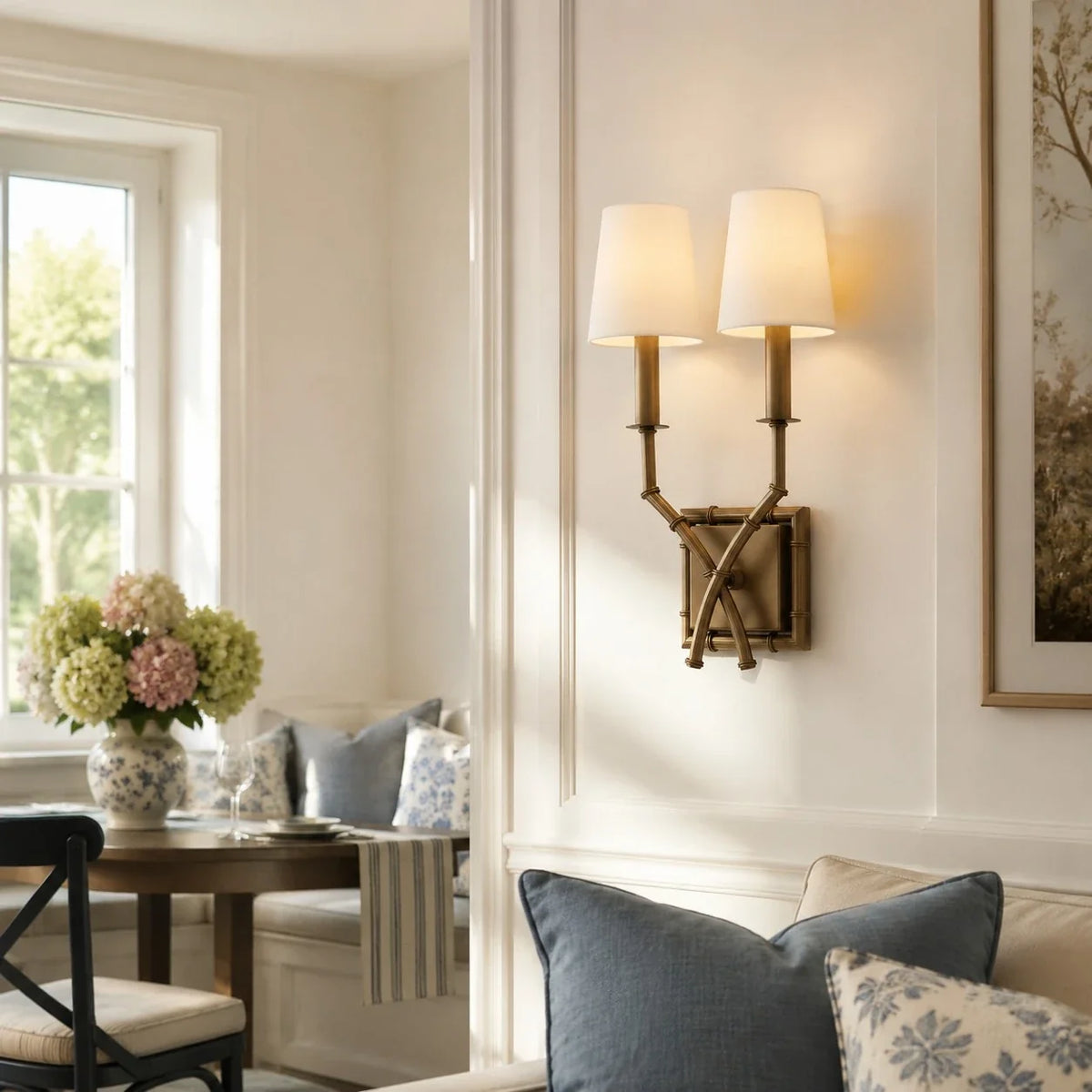 soleil-vintage-double-arm-bamboo-brass-fabric-wall-sconce