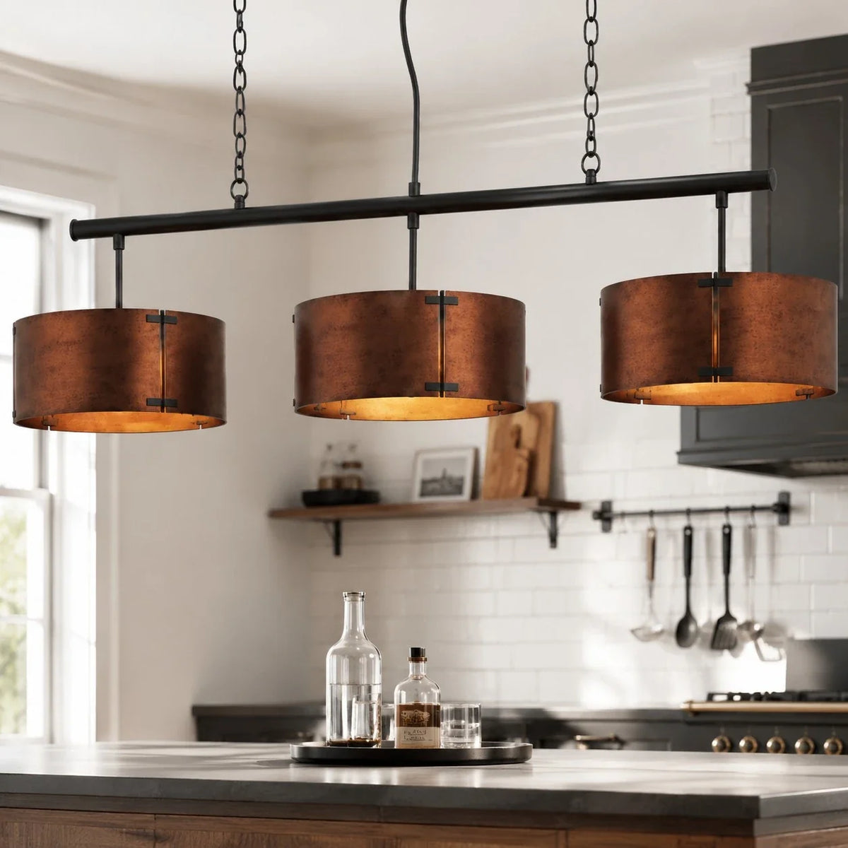 tobin-vintage-industrial-bronze-drum-shade-chandelier