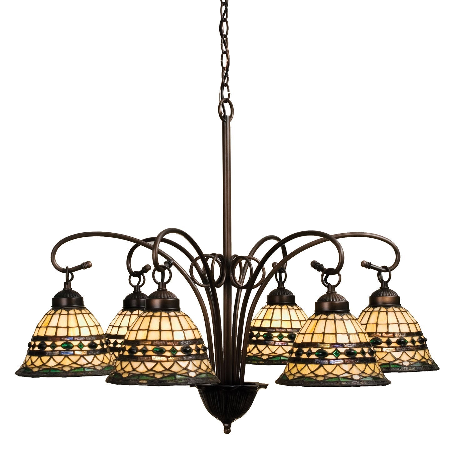 Six Light Chandelier