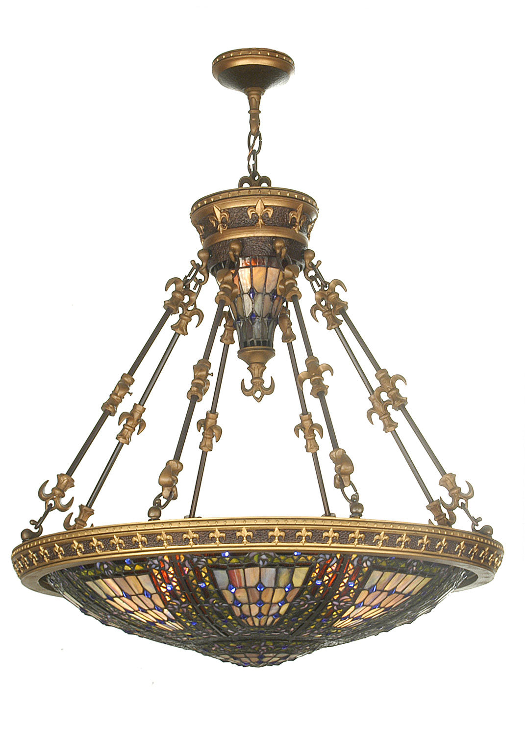 Six Light Inverted Pendant