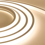 24V Waterproof Recessed Silicone Side Emitting Flat Led Strip Lights For Step And Deck Lighting
