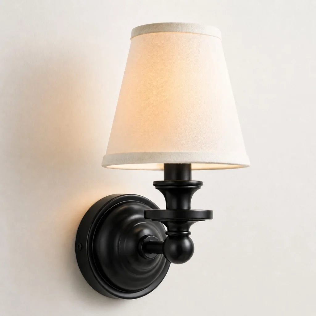 posie-retro-linen-shade-wall-sconce