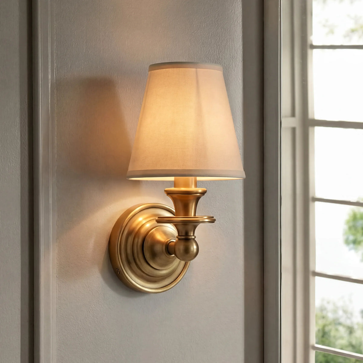 posie-retro-linen-shade-wall-sconce