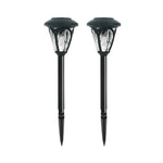 2Pcs Waterproof Solar Lawn Lamp Ha083001