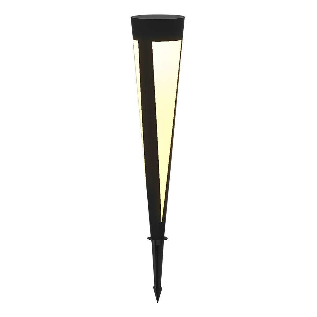 Round Gray Modern Solar Outdoor Lights Ha076213