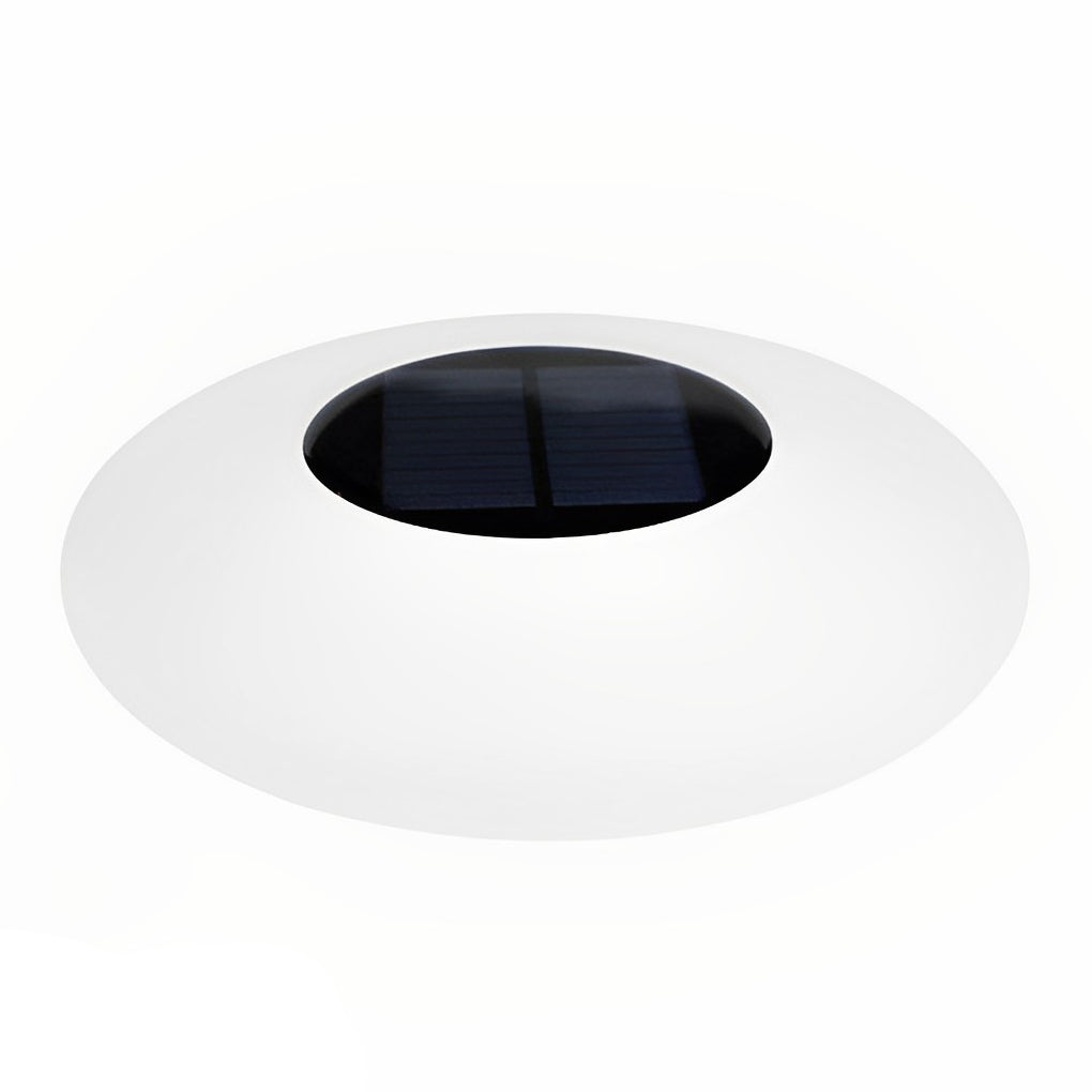 Round Colorful Rgb Led Waterproof Solar Modern Outdoor Lights
