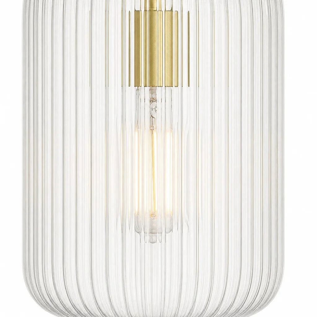 modern-farmhouse-ribbed-clear-glass-pendant-light-for-kitchen-island