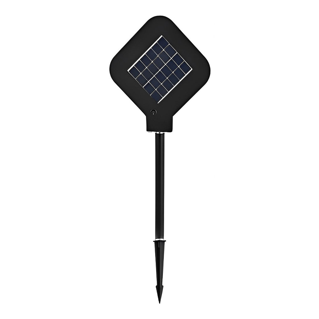 Circular Geometric Shape Solar Lawn Light Ha077950