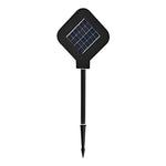 Circular Geometric Shape Solar Lawn Light Ha077950