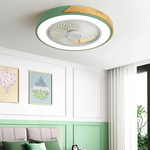 Contemporary Wooden Ceiling Fans With Led Lights