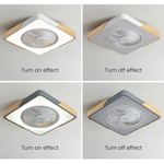 Contemporary Wooden Ceiling Fans With Led Lights