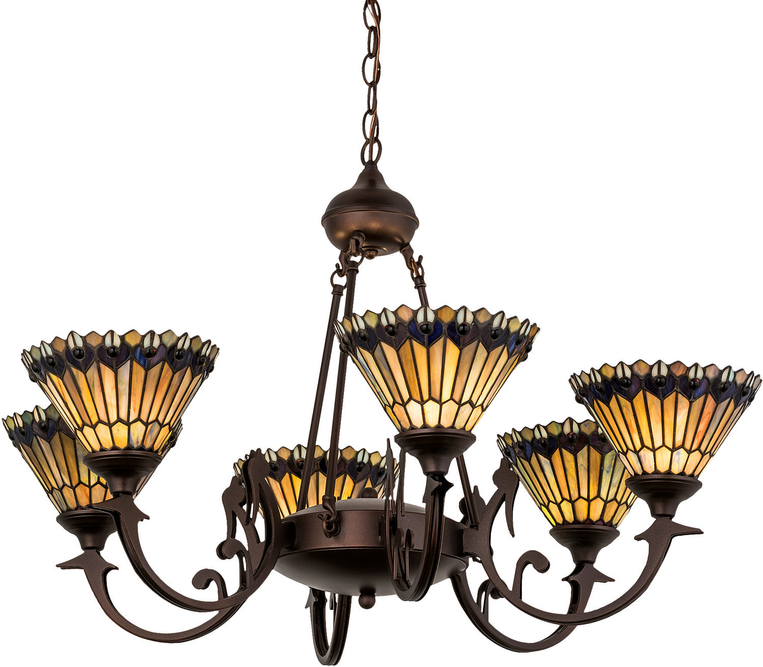 Six Light Chandelier