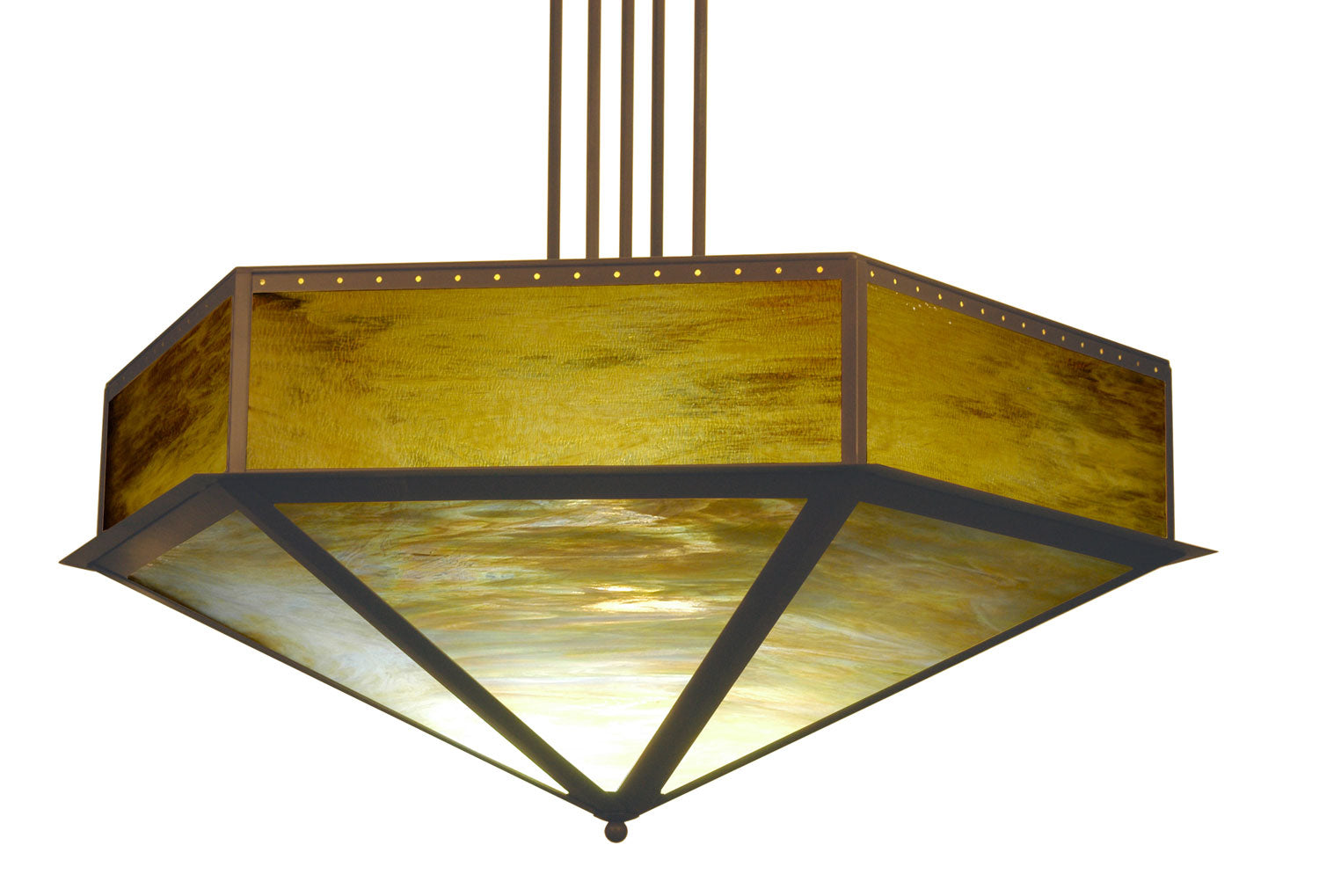 Six Light Inverted Pendant