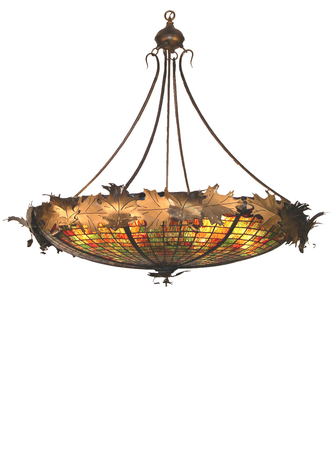 Six Light Inverted Pendant