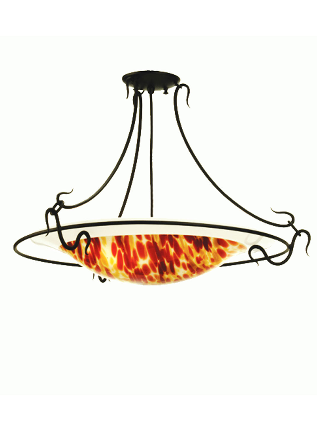 Three Light Semi-Flushmount