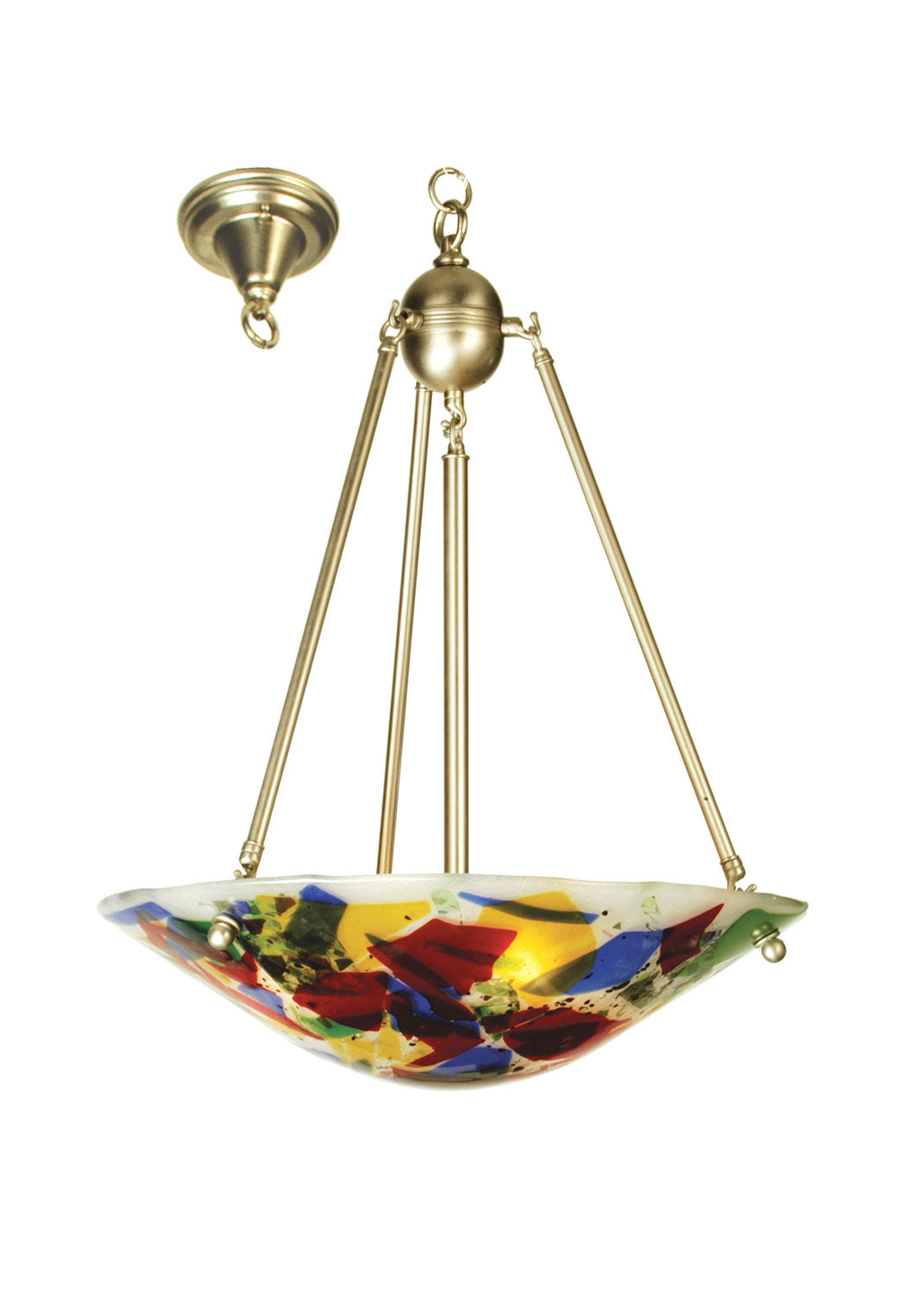 Three Light Inverted Pendant
