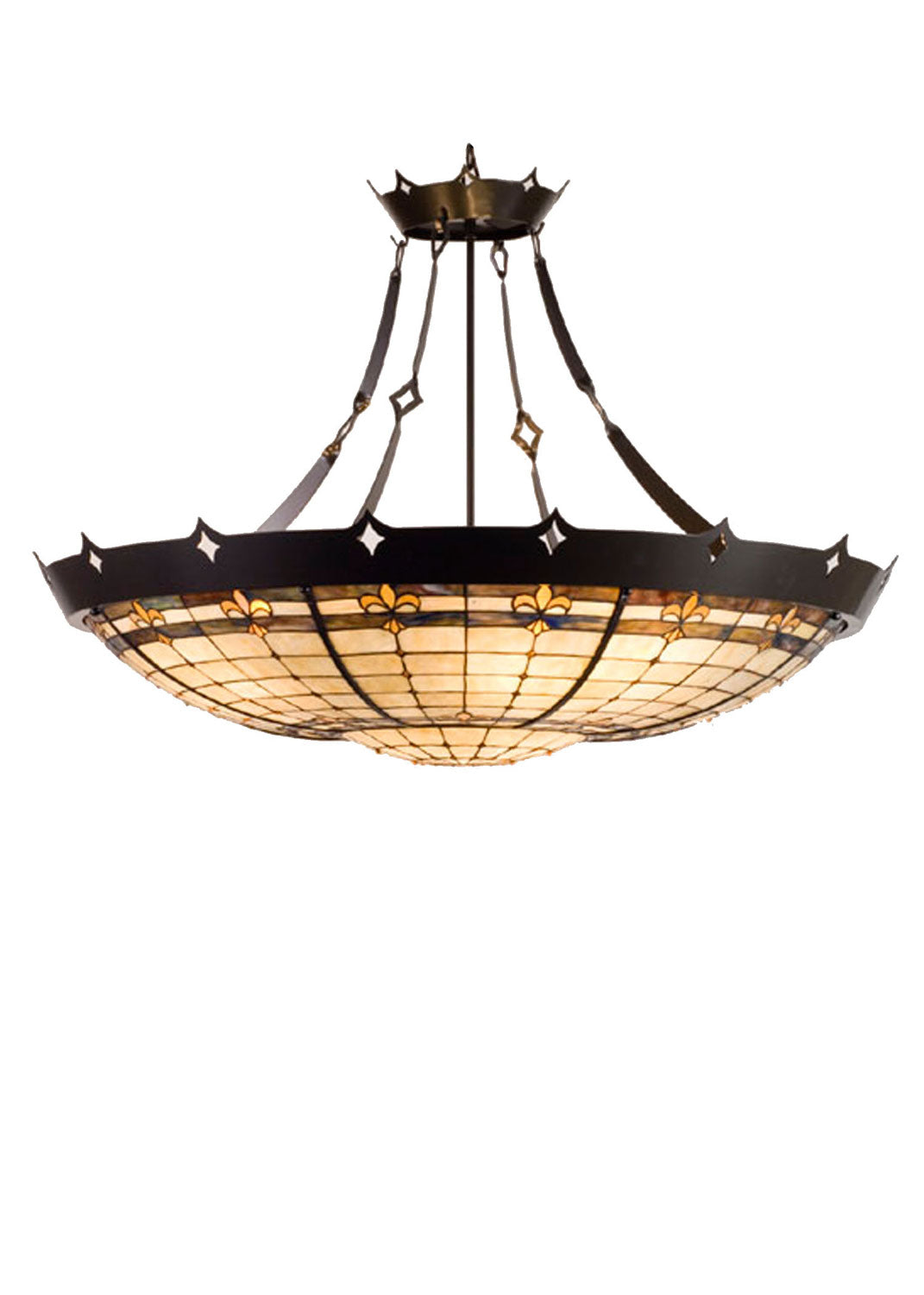 Ten Light Inverted Pendant
