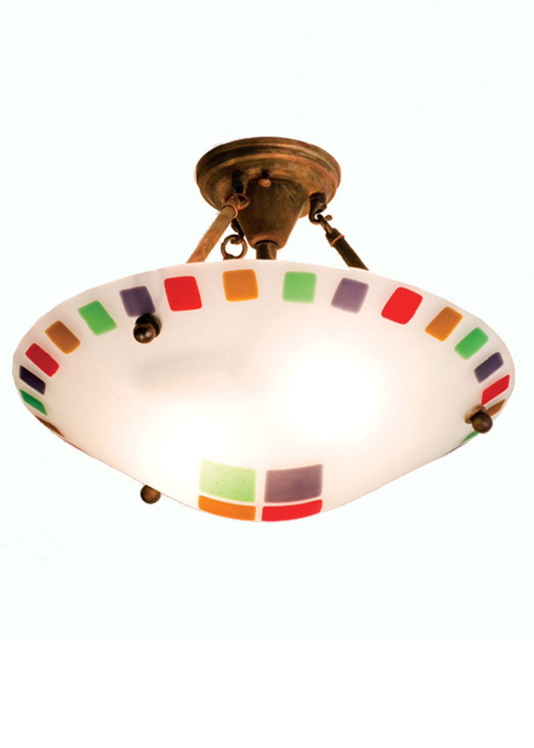 Two Light Semi-Flushmount
