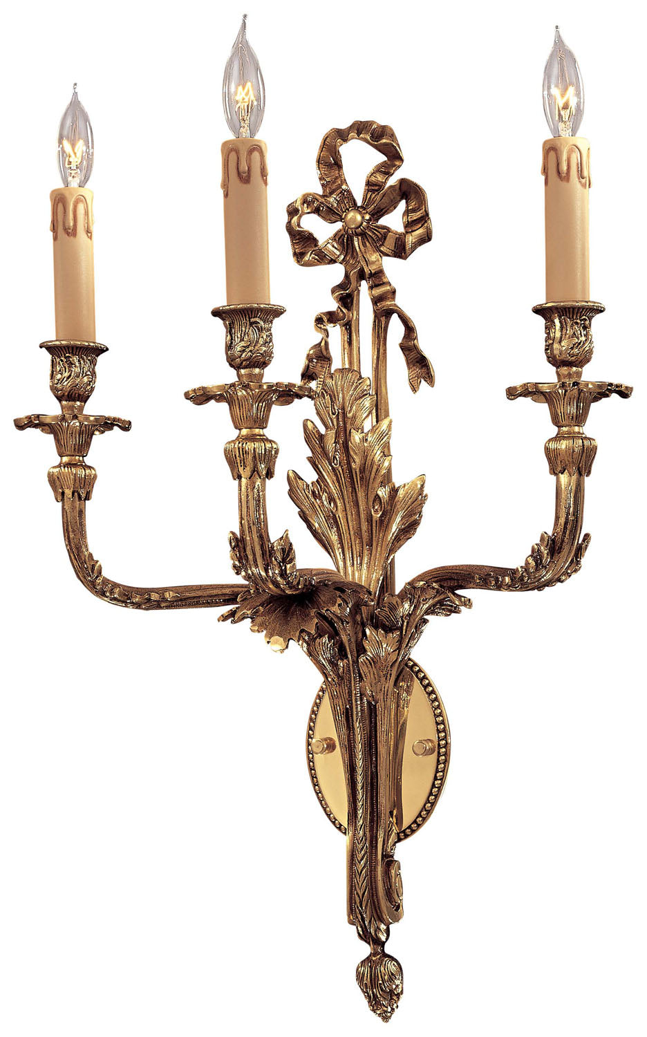 Three Light Wall Sconce