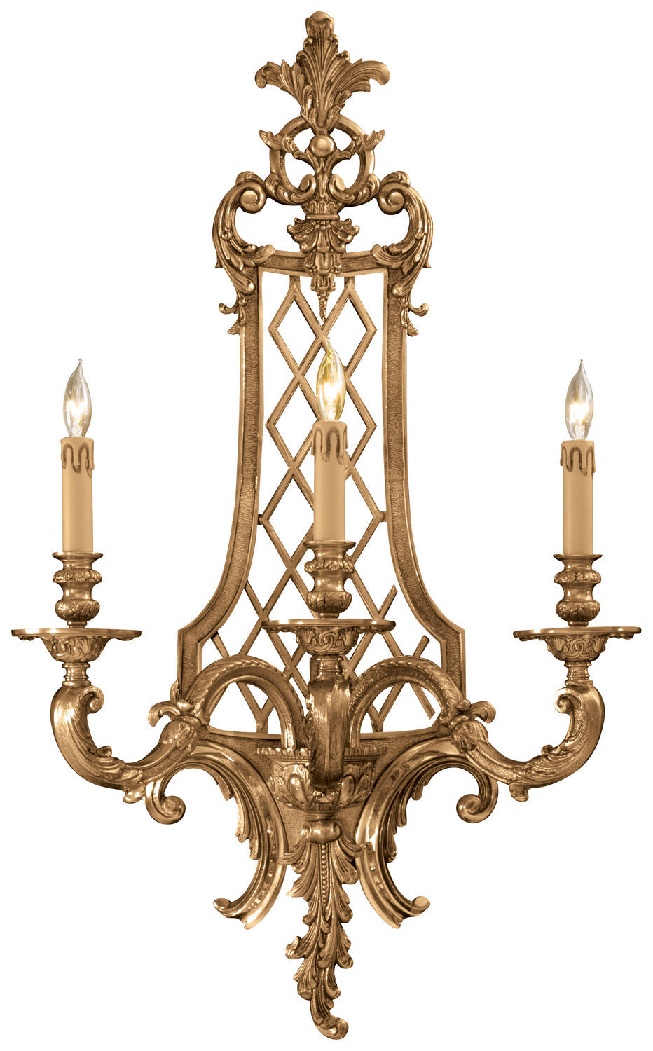 Three Light Wall Sconce
