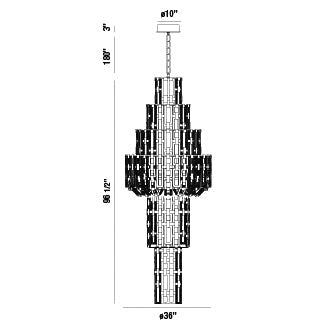 Viviana 26 Light Chandelier