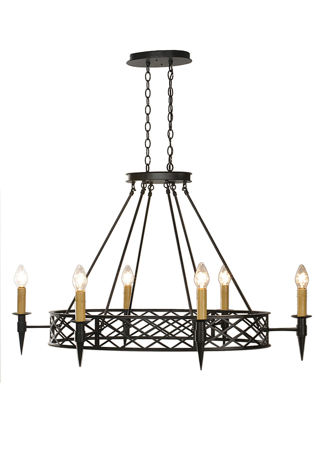 Six Light Chandelier