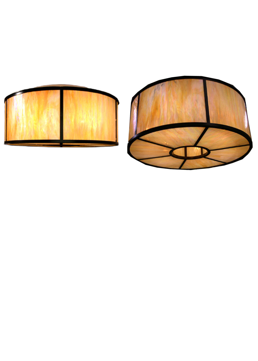 Six Light Semi-Flushmount