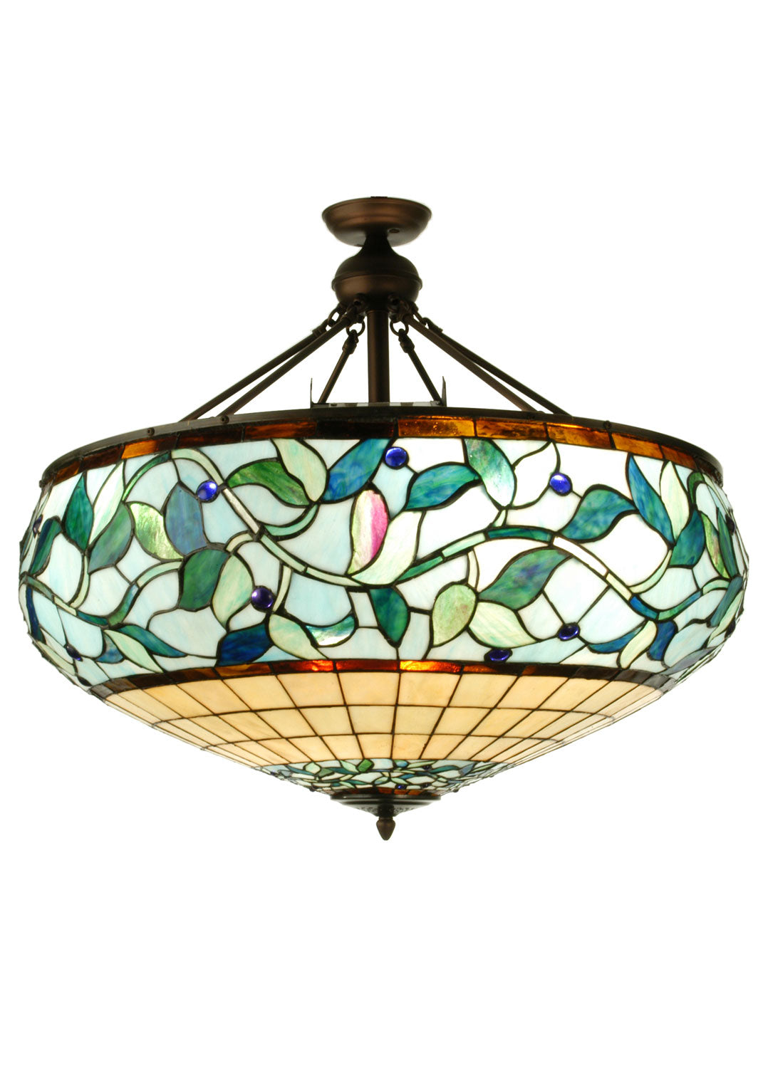 Six Light Inverted Pendant