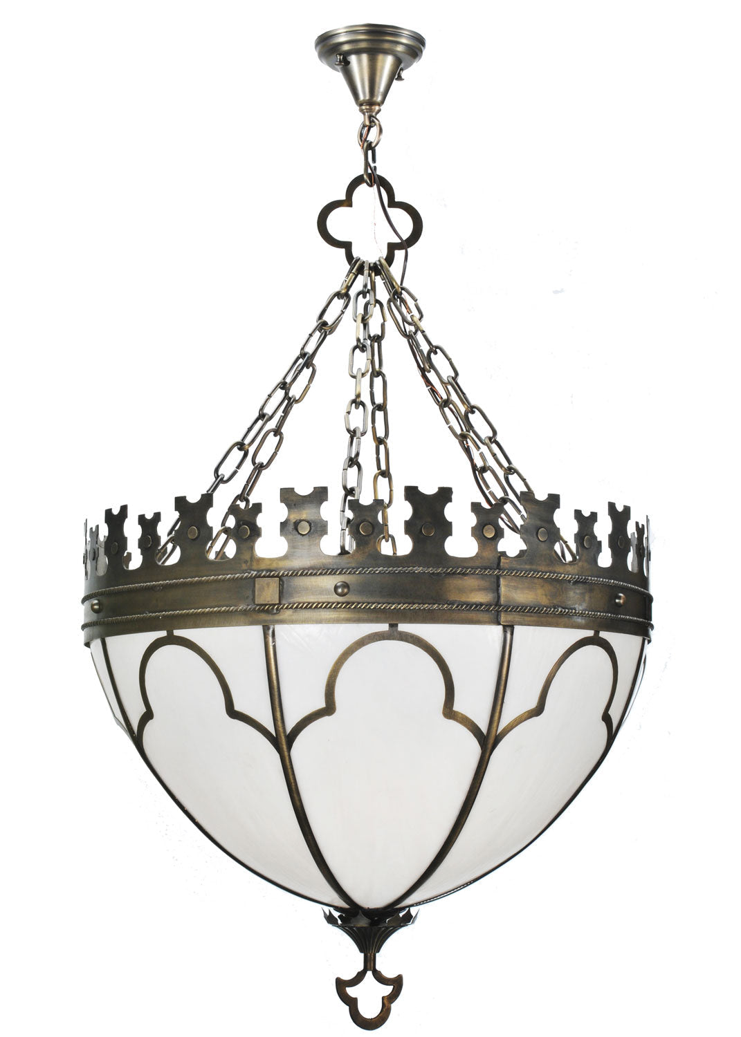 Three Light Inverted Pendant